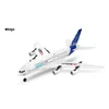 TOP WLTOYS AIRBUS A380 Airplane Toys 24g 3ch RC Fixed Wing Outdoor Flying Drone A120a380 Plan för vuxen 240228