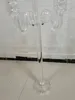 90cm a 120cm) Candelabros de 5 braços Acrílico Castiçais Mesa de casamento Peças centrais Suportes de flores Castiçais de festa Decoração com castiçal cilíndrico