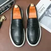 Sapatos vulcanizados masculinos pretos slip-on tênis de couro sintético marrom para homens tamanhos 38-46