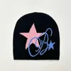 Beanie/Skull Caps Autumn and Winter Street Fashion Brand Y2K Stars Cold Hat Women Fashion Couples Alover the Hat The Hat Knitte