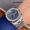 Montre Movement Watches AP 시계 Royal Oak Offshore 시리즈 26238st Precision Steel Blue Dial Mens 패션 레저 비즈니스 스포츠 기계 시간 Watch