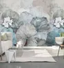 Papel de parede 3d personalizado, estilo chinês, pintado à mão, decoração de lótus, sala de estar, sala de jantar, quarto, flower8118456