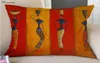 Abstrato áfrica pintura a óleo estilo de vida africano sofá decorativo fronha bela sala estar decoração exótica capa de almofada9918277