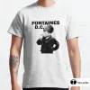 Camiseta fontaines_dc cartaz banda masculina camiseta 100% algodão estilo rua impresso camisa masculina casual manga curta para homem unissex