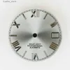 Obejrzyj zespoły Sunpattern True Spike Dial NH35 NH36 Brak świetlisty S Diala 28,5 mm Białe niebieskie czarne zielone zielone szary akcesoria L240307