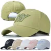 Ball Caps Women Men Cotton Cap Fashion NY Hafted Hard Top Baseball Femal Regulowaną Regulowaną Kapelusz na świeżym powietrzu