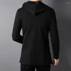 Kurtki męskie High End Designer Dasual Fashion Casual Fashion Style Korean Style For Men Solid Color Ubrania z kapturem