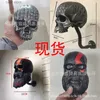 Decorative Objects Figurines Ghost Skull ornaments motorcycle helmet resin ornaments mysterious skull home design T240306