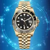 Mens aaa zegarek automatyczne zegarki mechaniczne ceramiki 40 mm pełne stali nierdzewne składane klamra pływające zegar Sapphire Luminous zegarek Montre luksus