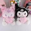 Jouets en peluche Kuromi, amour mignon, compagnon de jeu pour enfants, cadeau de saint-valentin, décoration de salle, vente en gros