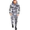 Hommes Survêtement Militaire À Capuche Ensembles Camouflage À Capuche Costume De Loisirs Homme Sweat Pantalon Tactique Sweat Sport 240227