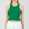 Ebb Yoga-BH Damen Tank Top Slim Lu Ärmelloses Yoga-Outfits-Shirt gebürstet Damen Workout Sport mit gepolstertem BH 88251