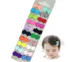 20 teile/satz Neugeborenen Baby Snap Haar Clips Winzige Schleife Nicht Slip Haarspangen Für Kleinkind Feines Haar Mini Bogen Mädchen9447088