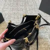 Borsa a secchiello Tote moda Borsa a tracolla di lusso Hobo da donna Borsa shopping in metallo di design Borsa a tracolla Borsa classica trapuntata con motivo a rombi di grande capacità