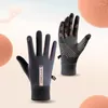 Gants de cyclisme hiver thermique coupe-vent froid antidérapant imperméable Ski conduite moto vélo extérieur chaud femmes