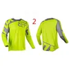 2023 T-shirts pour hommes Fox Speed ​​Decent Cross Country Cyclisme Chemise de course de moto de montagne Costume de course à séchage rapide respirant à manches longues Skvp