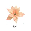 Dekorativa blommor 20/30 st 8cm Artificial Flower Silk Simulated Head Home Decor Wedding Decoration Diy Handmade Wreath Accessorie