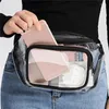 Sacs de taille Dames Sac Fanny Pack Ceinture Hanche Bum PVC Transparent Poitrine Pochette Stockage De Dérive En Plein Air