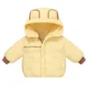 Down Coat Winter Girls' Baby Korean Version Loose And Cute Thickened Warm Short Cotton 0-6 Year Old Clothing