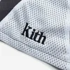 Herren-Shorts, bestickt, Kith-Shorts, hochwertiges Mesh, atmungsaktiv, Reißverschlusstaschen, Kith 240307