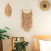 Tapestries Handmade Macrame Wall Hanging Decoration Taperstry Laffia Rustic