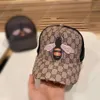 Cucci Designer Boné de Beisebol Bonés Chapéus Para Homens Mulher Chapéus Casquette Femme Vintage Luxe Jumbo Gorras Fraise Snake Tiger Bee Sun Chapéus Ajustáveis 133