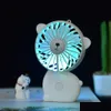 Nocne światła Brelong Handheld Mini Fan Pippi Cat USB ładowne przenośne chłodzenie osobiste z 3 prędkościami roboczymi idealne do DHTZV na świeżym powietrzu