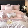 comforter setbeddingbedding sets designerLight luxury small fragrance four-piece quilt set sheet fall and winter bedding