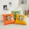 Classic Modern Simple New Tribute Satin Printed Big Horse Pillow Home Sofa Seat Cushion Sample Room Bedside Backrest