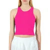 Ebb Yoga-BH Damen Tank Top Slim Lu Ärmelloses Yoga-Outfits-Shirt gebürstet Damen Workout Sport mit gepolstertem BH 88251