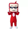 Performance de scène Red TV Dolls Vêtements Mascot Costume Halloween Christmas Fancy Parto Cartoon personnage de personnage Suit des femmes adultes hommes habillent Carnaval Unisexe Adultes