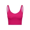 Joga Tank Tops Gym Ubrania Kobiety z powrotem seksowne z wyjmowanymi filiżankami swobodne biegu nago ciasne sport