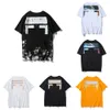 Offes Weiß T -Shirts für Herren T -Shirt T -Shirt T -Shirts Tops Women Crew Hals kurzärmel atmungsaktivem Baumwollmischungsdrucken Stickerei Designer T -Shirt Kleidung Sommer