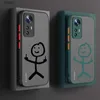 Pochettes pour téléphones portables Pro Case Cartoon Matchman Cover pour Note ProH240307