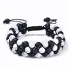 Chaîne 6 mm Pierre naturelle Howlite Bracelet à trois couches tressé à la main tissé à 3 rangées de perles de pierres précieuses pour hommes et femmes Bijoux Dro Dhsds