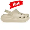 Sıcak Tasarımcı Croc Sandalet Klasikleri tıkanıklık sandal terlikler Slaytlar Erkekler için Kadınlar Üçlü Beyaz Beyaz Su geçirmez Hemşirelik Hastanesi Erkek Kadınlar Boyut 36-45