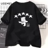 T-Shirts Stray Kids 5 Yıldızlı Tshirt Kadın Erkek Skz T Shirp Kore Kore Moda Pamuk Kısa Kollu Tee Sokak Giyim Büyük Boy Üstler