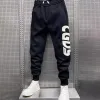 パンツメンズジョガー秋のドローストリングカジュアルパンツ韓国のスウェットパンツワークアウトランニングジムフィットネスブラックスポーツズボンの男性服