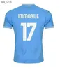 Maillots de football Lazio Immobile Soccer 2024 IMMOBILE BERISHA BASTOS SERGEJ ZACCAGNI BADELJ J.CORREA MARUSIC hommes enfants kit maillot de football 10e anniversaire H240307