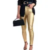 Calças femininas Booty Lifter Leggings Clássico Confortável Mulheres Sexy Skinny Faux Leather Club Roupas