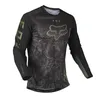 2023 Mens T-shirts Fox Summer Multiple Camo Mountain Bike Off Road Motorcycle Outdoor Cycling Suits Quick Dry Breathable Long