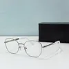 Lunettes de prescription de concepteur lunettes de soleil rondes lunettes classiques PR68YV mode net rouge mêmes hommes et femmes cadre en gros pour lentille myopie de haute qualité