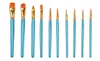 10Pcsset Paint Brushes Round Pointed Tip Nylon Hair Artist Paintbrushes for Acrylic Oil WatercolorFace Nail ArtFine Detail JK212341139