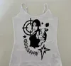 Womens Corset Emo girl Tank Top Y2k Aesthetic Graphics Print Clothes Vintage Punk Gothic Camisole Top Grunge Baby Tee Crop Top 240229