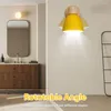 Lampade da parete Nordic Amaretto Colore Testa dello sterzo E27 85-285V Luci Comodino Sconce Luce moderna per la camera da letto