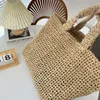 Straw Beach Bag Woman Designer Crossbody Bag torebki na ramię Man Luksusowe torebki torebki oryginalne skórzane letnie pojemniki z pudełkiem