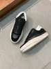 Scarpe da tavolo casual da uomo d'affari di marca di moda di lusso, scarpe sportive impiombate in pelle, allacciatura bassa, scarpe sportive antiscivolo e imbottite, taglie 5-10