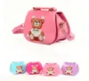 Kids Girls Cartoon Bear Bear Discal Princess Handbag Chain Bag Bag Luxurys Designers Facs Crossbody Crossder Change4532626