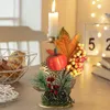 Fleurs décoratives simulées citrouille baies artificielles pics pour pièce maîtresse de Table automne