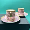 Klassisches Royal Bone China Teetassen-Untertassen-Set, 160 ml, hochwertiges Porzellan, Kaffee-British Afternoon Teacup Drop 240301